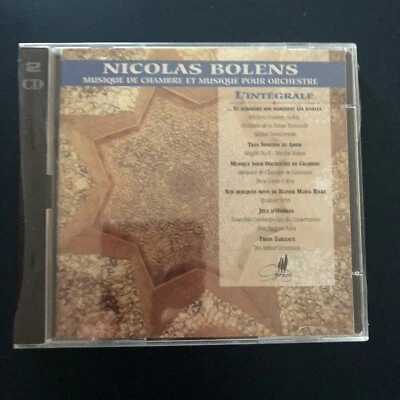 NICOLAS BOLENS: MUSIQUE DE CHAMBRE ET MUSIQUE POUR ORCHESTRE 2 CD Set New. TT - Image 1 of 3