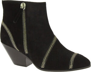Giuseppe Zanotti Women's western ankle boots black suede leather UK 4.5 - IT 37½