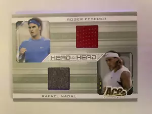 2007 Ace Authentic Roger Federer/Rafael Nadal Head to Head Materials #HH6 SP - Picture 1 of 2