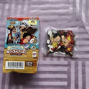 One Piece Buddy Colle Rubber Mascot Charm Strap Monkey D. Luffy Portgas D. Ace - Picture 1 of 2