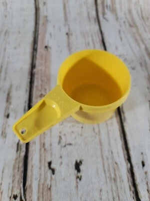 Vintage Tupperware #763-5 Yellow Replacement Measuring Cup - 2/3 Cup - Image 1 of 4