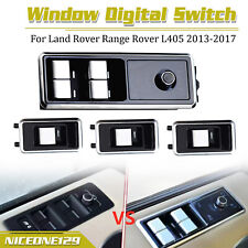 4PCS Window Digital Switch Retrofit For Land Rover Range Rover Sport L494 14-17