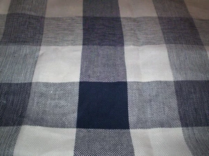 Salamandre"Dama Graphite" Upholstry Fabric 2 pieces 18" x 90" Craft USPS shiping - Picture 1 of 2