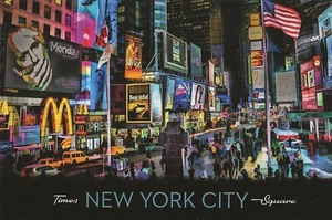 Postcard New York City Times Square MINT Unused - Picture 1 of 1
