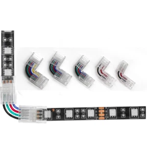 2/3/4/5/6Pin Angle Adjustable Corner Connector For WS2811 WS2812B RGB CCT STRIP - Picture 1 of 12
