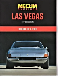 MECUM OCT. 10-12 2019 LAS VEGAS COLLECTOR CAR AUCTION CATALOG, NEW, 130 PAGES - Picture 1 of 3