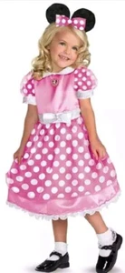 Pink Minnie Mouse Costume Size Small 2T Kids Disney Halloween Fancy Dress - Picture 1 of 3