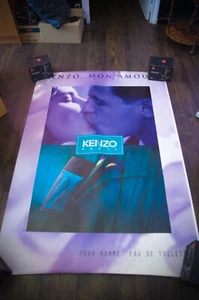 KENZO ✯ MON AMOUR B French Bus Shelter Advertising Fashion Poster Original 1990s - Picture 1 of 7