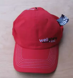 NEW RED WELLSHIRE GOLF CLUB LOGO HAT CAP ADJUSTABLE RELAXED FIT DENVER COLORADO - Picture 1 of 5