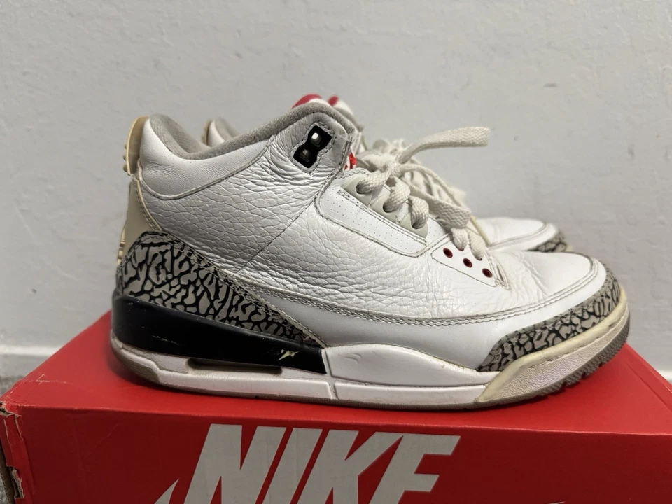 Nike Air Jordan 3 Blanco Cemento 2011 Para hombres Talla 9 Foto 1 de 4