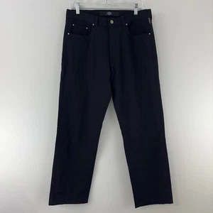 Versace Men's straight leg black denim pants size 35 - Picture 1 of 12