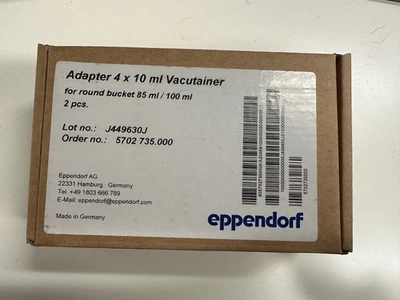 Eppendorf Adapter 4x10ml Vacutainer for round bucket 85ml / 100ml 5702 735.000 — 第 1/3 张图片