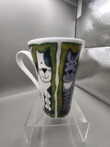 Roy Kirkham Home Chums Mug Cats Fine Bone China 2000 Vintage Made In England - Picture 1 of 10