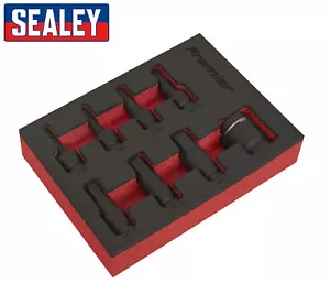 Sealey AK5620 8pc 3/8"Sq & 1/2" Sq Drive Hex / Allen Key Impact Socket Bit Set - Picture 1 of 3