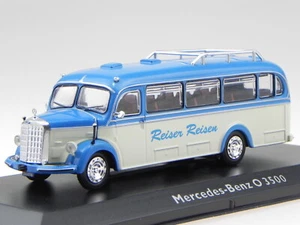 Mercedes-Benz O3500 blu beige Reiser Reisen modellino 1:76 - Foto 1 di 4