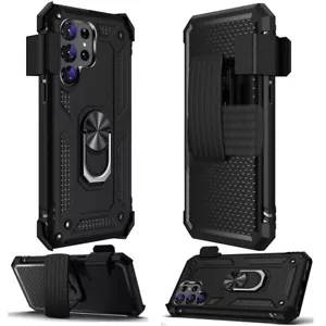Para Samsung S23 Plus Estuche Anillo Magnético Soporte Cubierta Funda Clip Cubierta Combo - Imagen 1 de 3