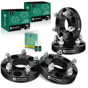 4Pcs 5x4.5" to 5x114.3mm Wheel Spacers M12x1.25 66.1mm 1" for Nissan INFINITI - Picture 1 of 10