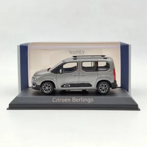 1/43 Norev Citroen Berlingo 2018 Platinium Grey Diecast Model Cars Collection - Picture 1 of 6