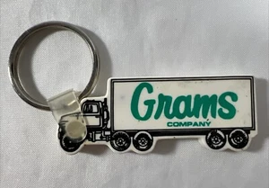 Vintage Grams Company Rubber Keychain (Semi Truck) EVC - Picture 1 of 3
