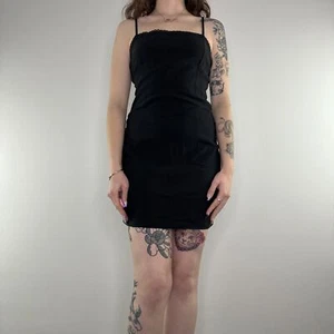 Mini vestido ceñido al cuerpo elástico años 90 y2K - Imagen 1 de 5