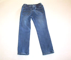 Pantalones de mezclilla elásticos azules rectos para niñas Faded Glory 4 - Imagen 1 de 2