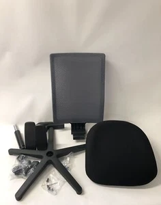 Topstar Buerostuhl Free Point N inkl. Armlehne schwarz/schwarz - Netz anthrazit - Bild 1 von 8