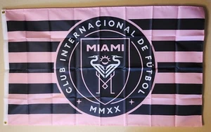 Bandera de fútbol Inter Miami CF 3x5 pies MLS con ojales - Imagen 1 de 2