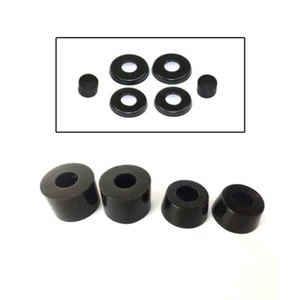 Skateboard Bushings, Long-Board Truck Bushings Washers Pivot Cups Set, Black - Picture 1 of 4