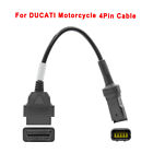 Plug&Play Obd To 4-Pin Diagnostic Adapter Cable Code For Ducati Motorcycles F