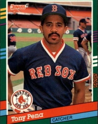 1991 Donruss Baseball Card #456 Tony Pena - Image 1 of 2