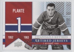 2008-09 Upper Deck Montreal Canadiens Centennial Set Jacques Plante #273 HOF