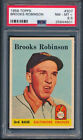 1958 Topps Brooks Robinson PSA 8.5+ PWCC-A HIGH END POP 6 - 11 9&#39;s TOP 17 GRADED