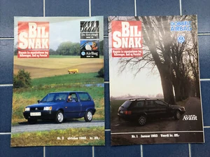 VW BIL SNAK VOLKSWAGEN DENMARK Magazines 1992 1993 GOLF GTI Audi Bus Bug Eurovan - Picture 1 of 5
