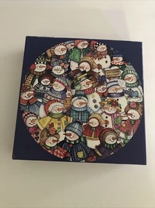 Current Snow Happy Round Puzzle 1000 Pieces New Sealed Bag - Picture 1 of 2