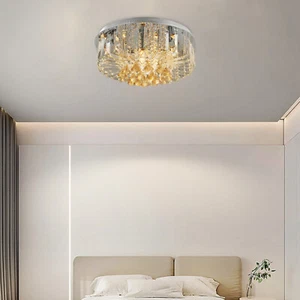 Lámpara de araña moderna de cristal LED para comedor sala de estar iluminación lámpara de techo - Imagen 1 de 15
