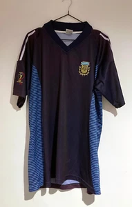 2002 FIFA Korea Japan World Cup AFA Argentina Soccer Football Athletic L Shirt - Picture 1 of 6