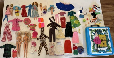 ЛОТ 1966 куклы Barbie одежда чехол аксессуары винтажный 1960-х 70-х мир любви - Изображение 1 из 4