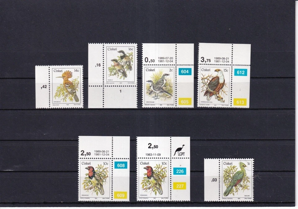 SA44b Ciskei, South Africa 1981 Birds mint stamps - Image 1 of 1