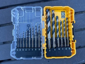 Dewalt Black And Gold Drill Bit Set (14-Piece) Black Oxide Used - Picture 1 of 2