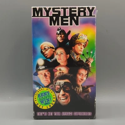 Mystery Men (VHS, 2000) Hank Azaria Ben Stiller Superhero Comedy New Sealed - Image 1 of 4
