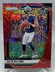 Caleb Williams 2024 Prizm Rookie #301 Red Sparkle Prizm SP Chicago Bears RC - Picture 1 of 10