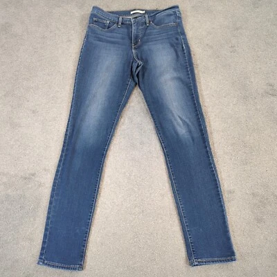 Levis 311 Jeans Womens W29 L34 (W31 L32) Blue Denim Stretch Shaping Skinny Dark - Image 1 of 4