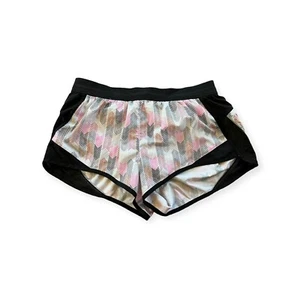 Victoria's Secret VSX Sport Running Shorts Womens Size Medium Geometric Athletic - Picture 1 of 7