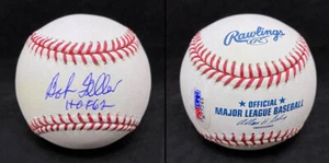 Béisbol ROMLB FIRMADO Bob Feller + Cortacésped 62 Indios de Cleveland PSA/ADN AUTOGRAFIADO - Imagen 1 de 1