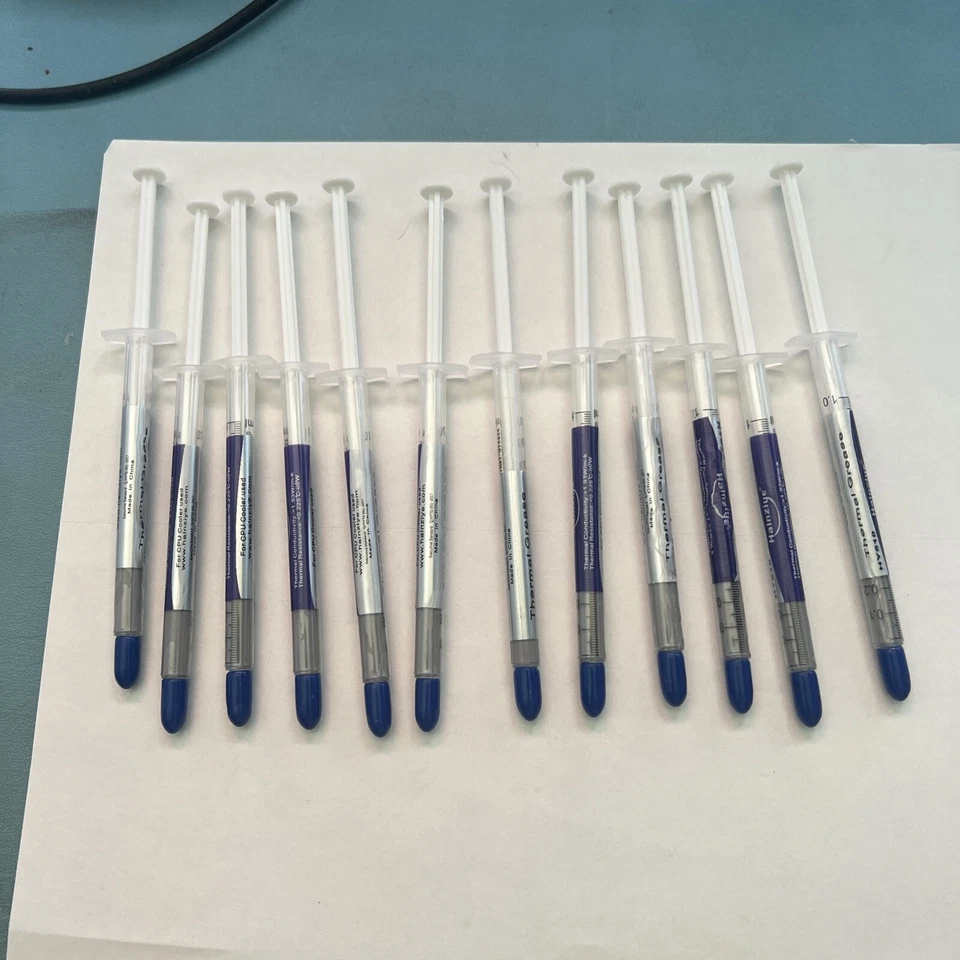 12 x HY510 Grey 1G!  Slim Tube - Thermal Grease Paste for LED CPU GPU XBOX PS3/4 - Image 1 of 1