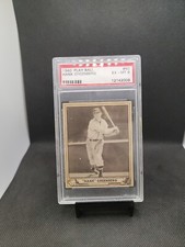 1940 Play Ball Baseball Hank Greenberg #40 - PSA 6! EX-MT!