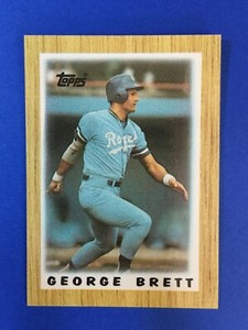 1987 Topps Mini Set Break #57 GEORGE BRETT * NM-MT or BETTER  A01021731