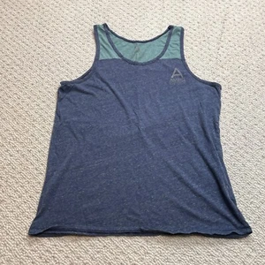 Ambig Tank Top Shirt Mens XL Blue Soft Sleeveless Casual Cotton Comfoprt Adult - Picture 1 of 8
