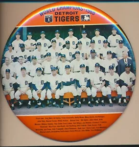 1968 WORLD CHAMPIONS DETROIT TIGERS 6" PIN - Picture 1 of 2