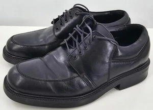 VINTAGE Herren Brandini Andy italienische schwarze Lederschuhe ITALIEN Größe 7 - Bild 1 von 7